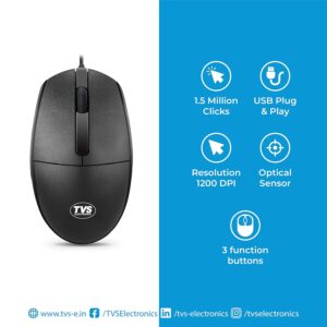 TVS champ M120 wired mouse