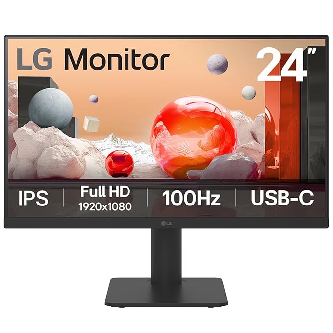 LG 24MS570B IPS Full HD Monitor Front
