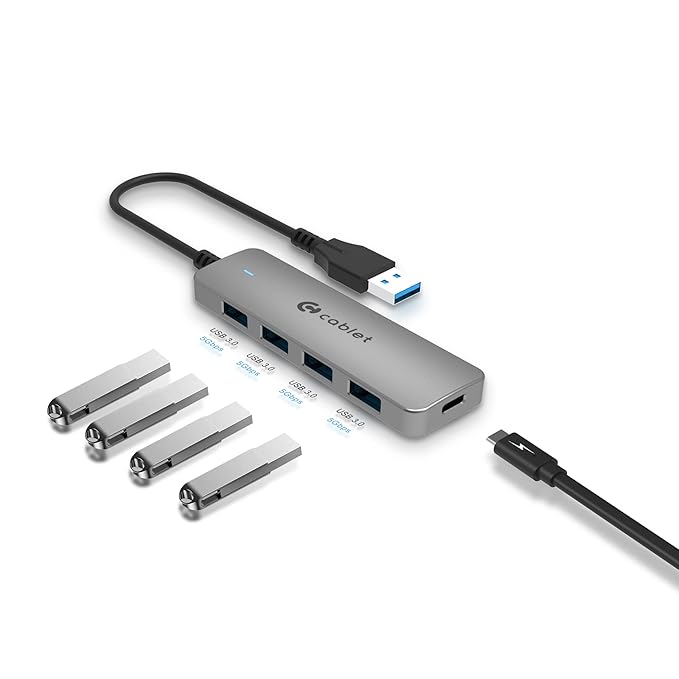 Cablet 4 Port USB Hub 3.0 - Image 2