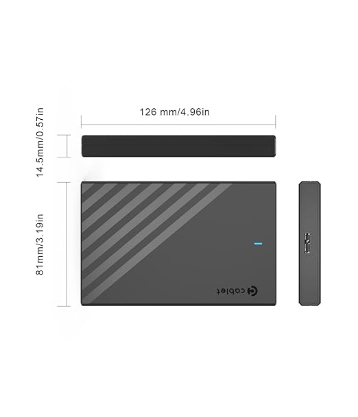 Cablet 2.5 inch SATA USB-A (Regular) External Enclosure - Image 8