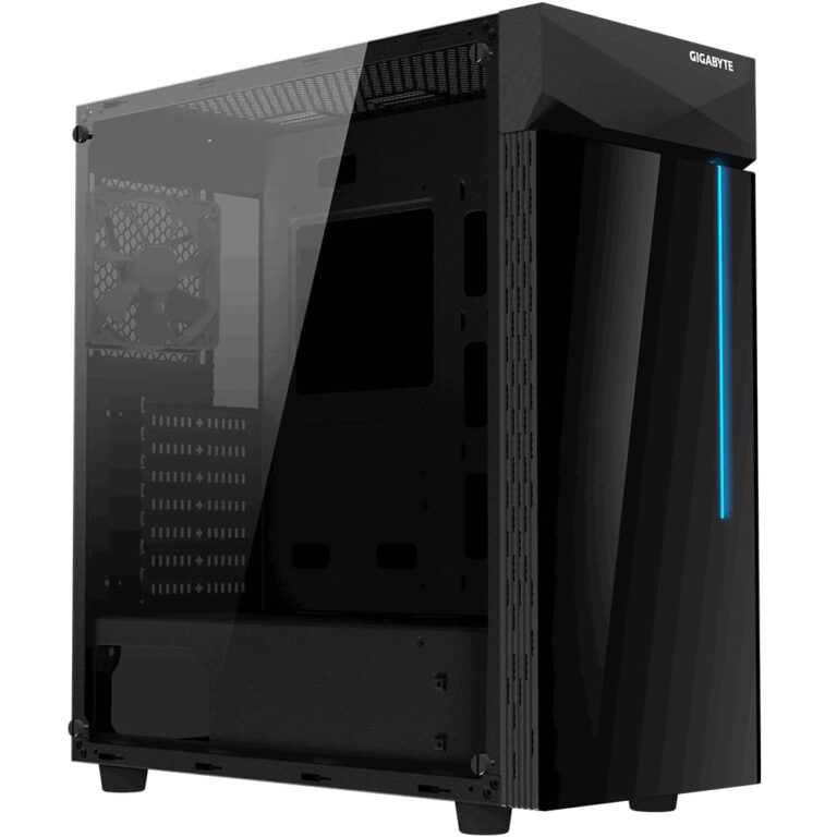 Gigabyte C200 Glass ATX Gaming Cabinet Cross