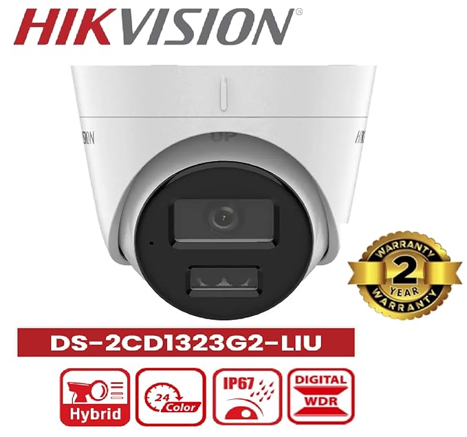 Hikvision DS-1323G2-IUF dome camera Front