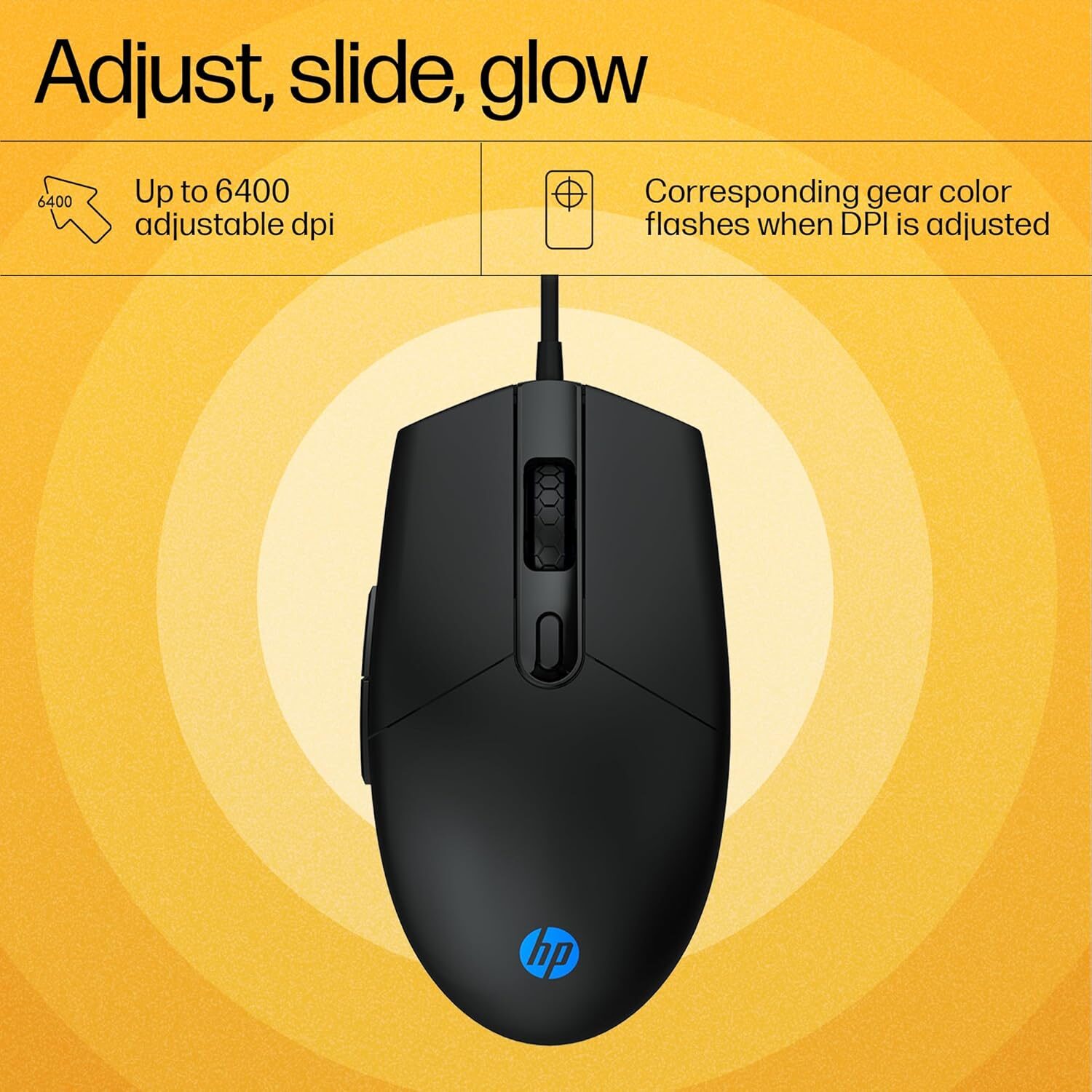 HP KM300F Wired USB Gaming Combo Keyboard Mouse - Image 6