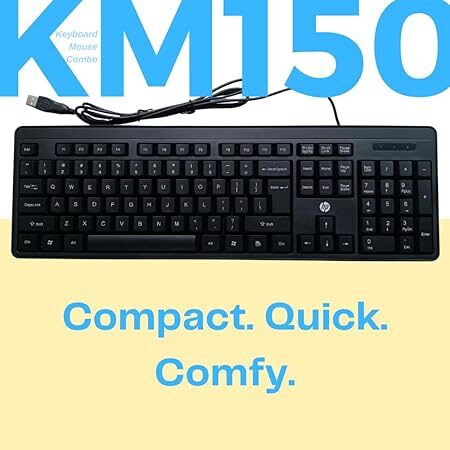 HP KM150 USB Keyboard Mouse Combo - Image 3