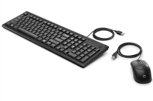 HP KM160 Wired Keyboard Mouse Combo Cross