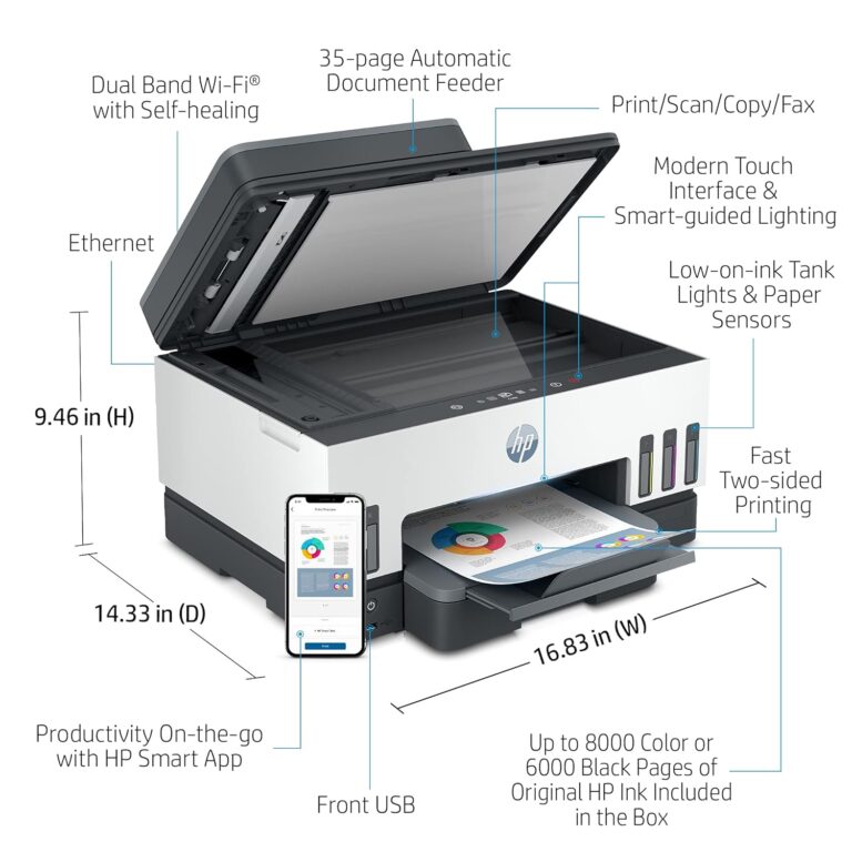 HP Smart Tank 790 Wi Fi All-in-One Printer Photo3