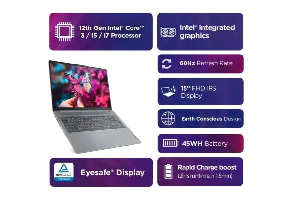 LENOVO LAPTOP I3-12TH GENERATION 15IAU7 - Image 6