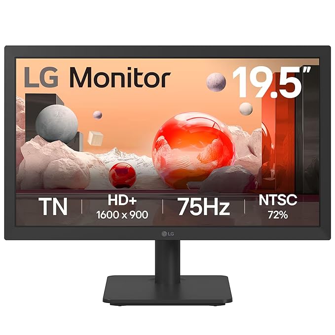 LG 20U401A-B 20 Inch Monitor Front