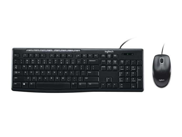 Logitech Media Set MK200 Wired Keyboard/Mouse Combo