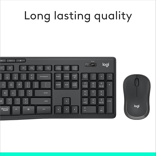 Logitech MK295 Silent Wireless Keyboard Mouse Combo - Image 3