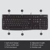 Logitech K120 Wired keyboard Photo
