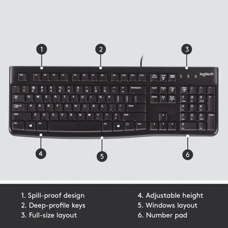Logitech K120 Wired keyboard Photo