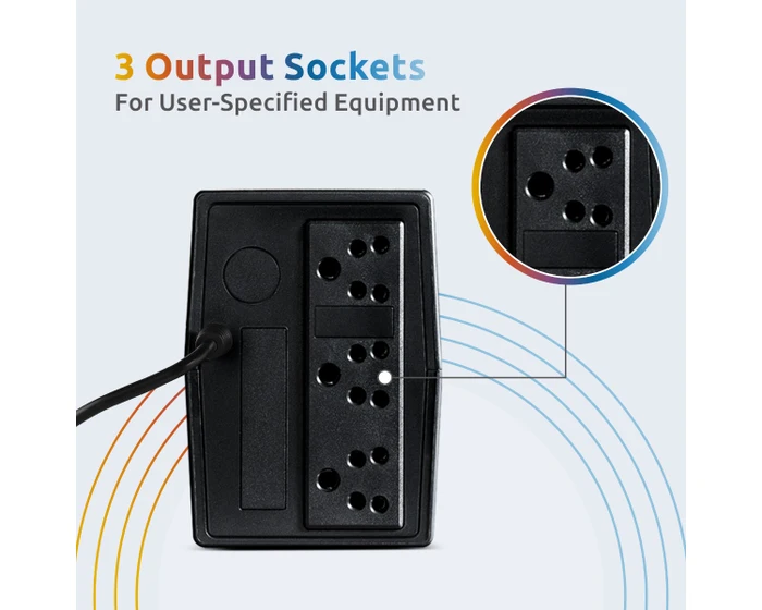 Numeric Digital 600 EX UPS Back