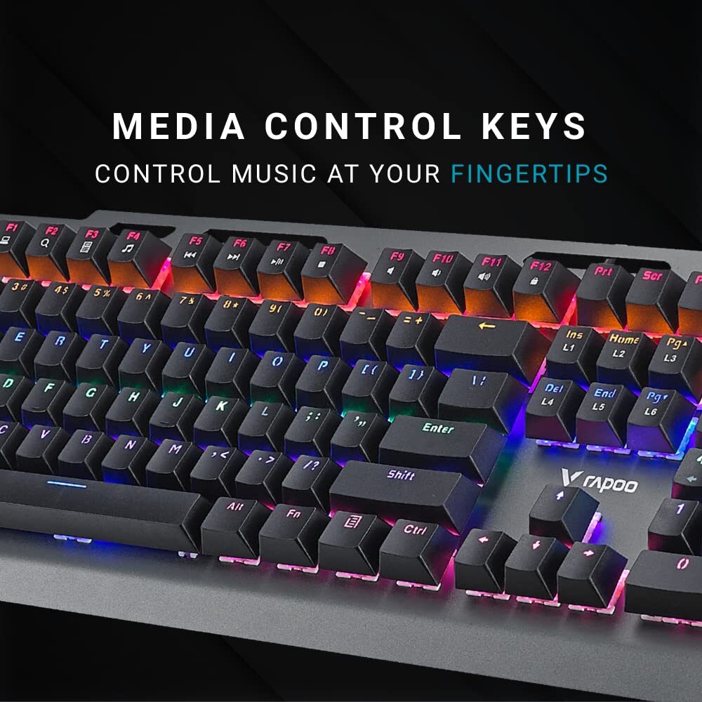 Rapoo GK500 Gaming Mechanical Backlit Keyboard - Image 7