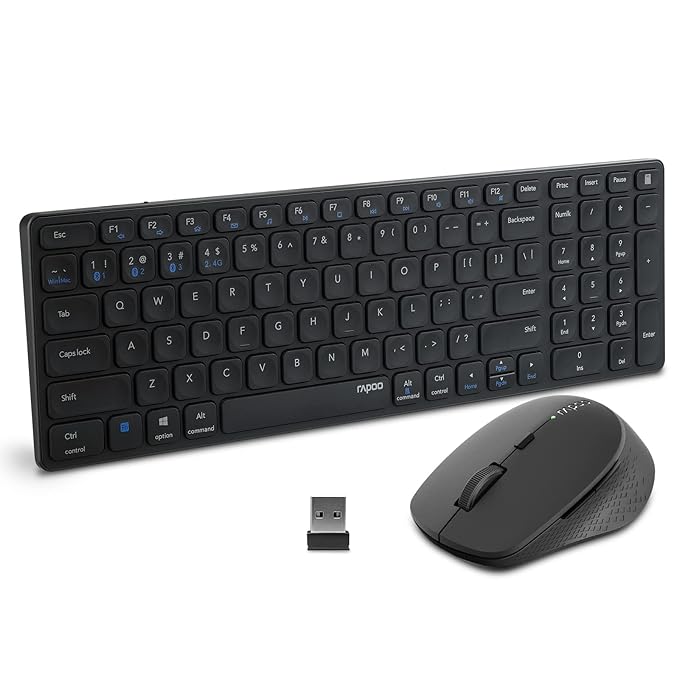 Rapoo 9350M Bluetooth Keyboard Mouse Combo