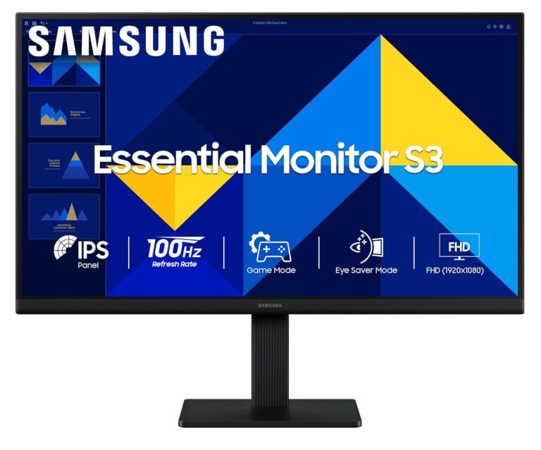 Samsung LS24D300GAWXXL 24 inch Monitor Front