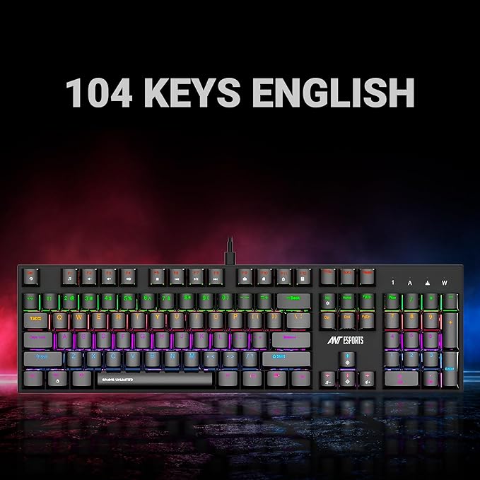 ANT KM3200V2 Multicolor Backlit USB Keyboard - Image 2