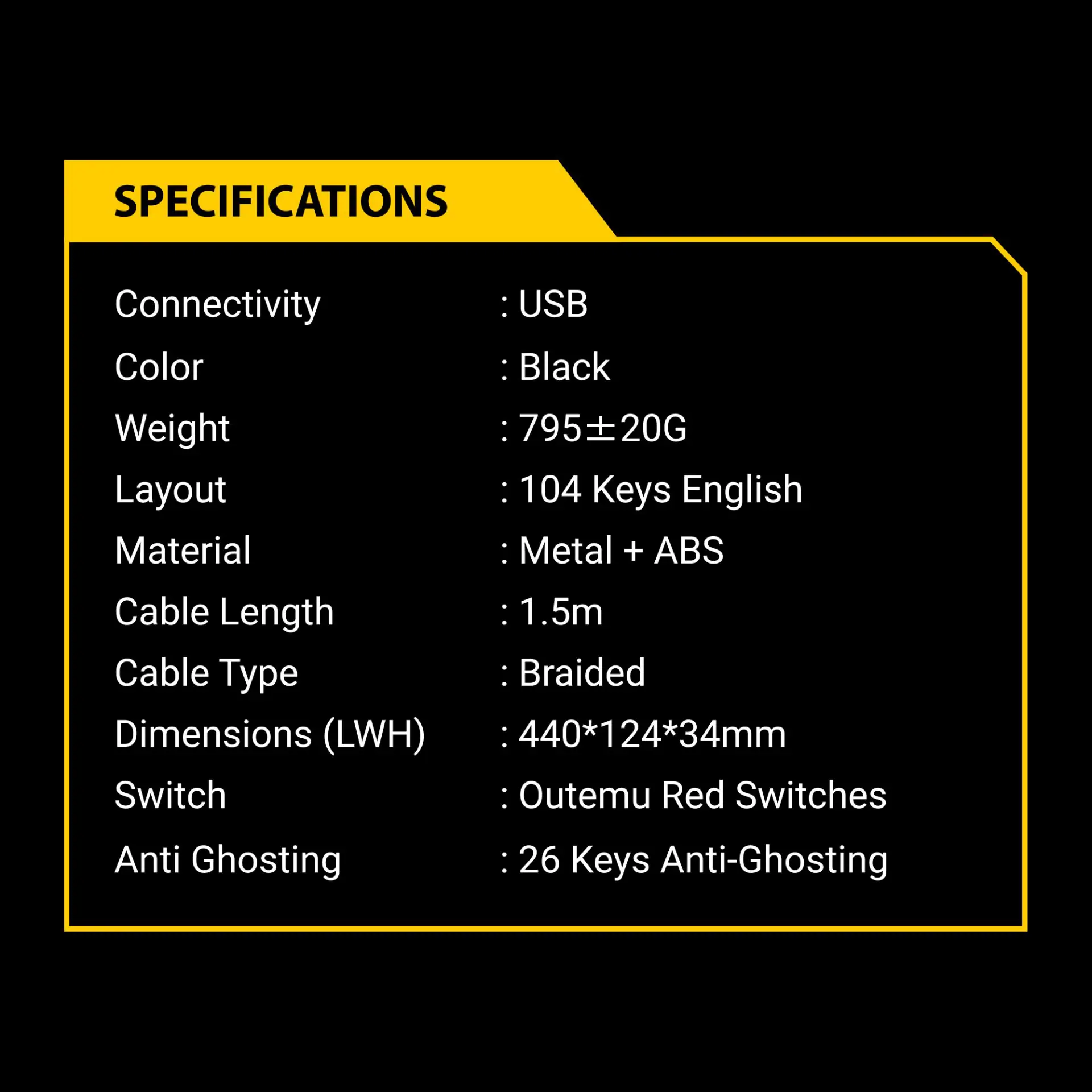 ANT KM3200V2 Multicolor Backlit USB Keyboard - Image 7