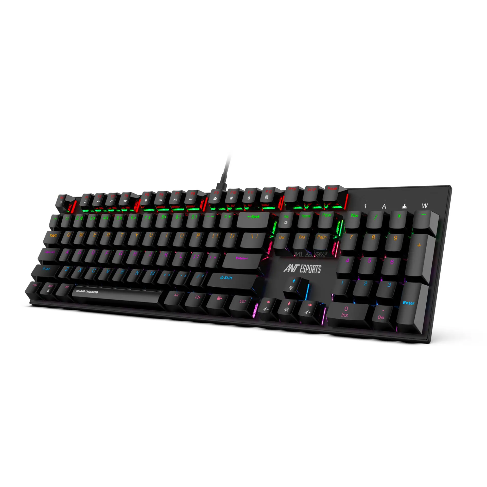 ANT KM3200V2 Multicolor Backlit USB Keyboard - Image 8