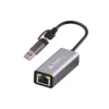 SmartPro SP-K403 USB/Type-C Ethernet Adapter Front