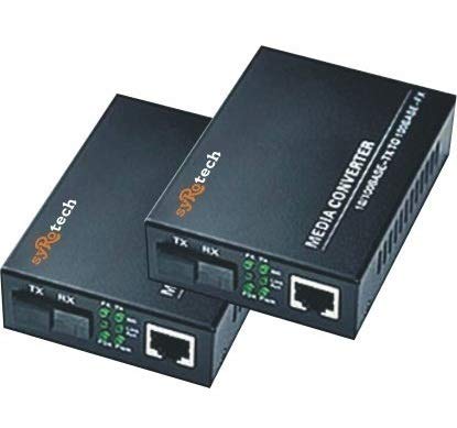 Syrotech Fiber Optic to LAN RJ45 Media Converter Photo