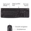 Logitech MK120 Corded USB Keyboard Mouse Combo Photo2