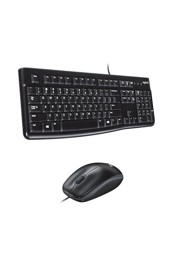 Logitech MK120 USB Keyboard Mouse Combo Cross