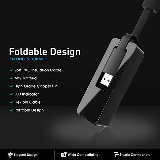 Cablet USB 3.0 To Gigabit Ethernet Adapter Photo2