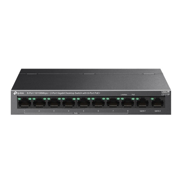 Tp-Link LS1210P 8-Port PoE Switch Photo