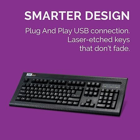 TVS Electronics Gold Prime USB Keyboard - Image 3