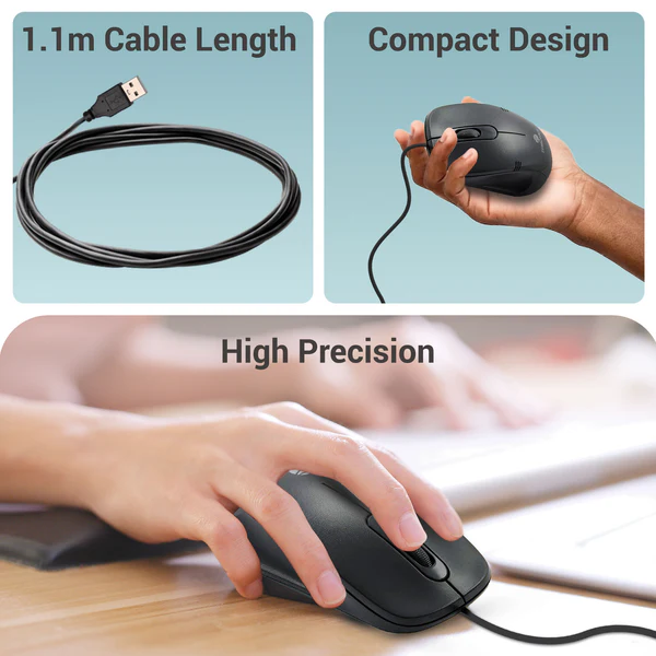 Zebronics Power Plus Wired Mouse - Image 3