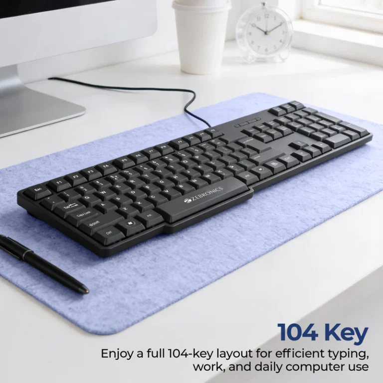 Zebronics Zeb-K65 Wired Keyboard Cross
